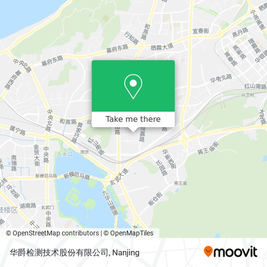 华爵检测技术股份有限公司 map