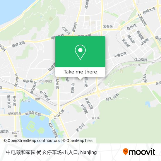 中电颐和家园·尚玄停车场-出入口 map
