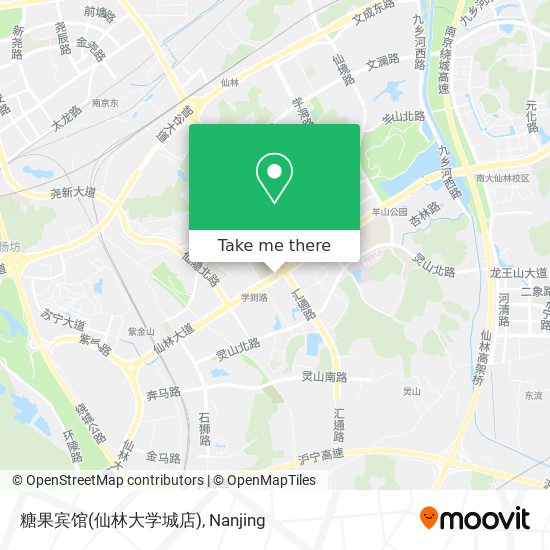 糖果宾馆(仙林大学城店) map