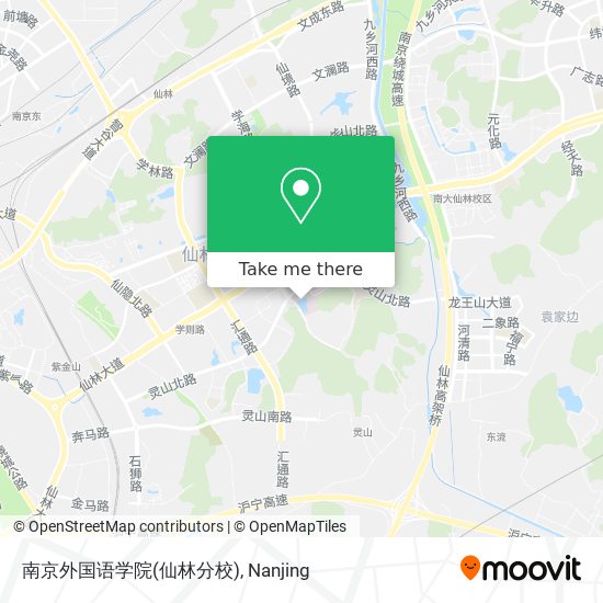 南京外国语学院(仙林分校) map
