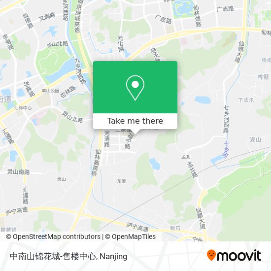 中南山锦花城-售楼中心 map