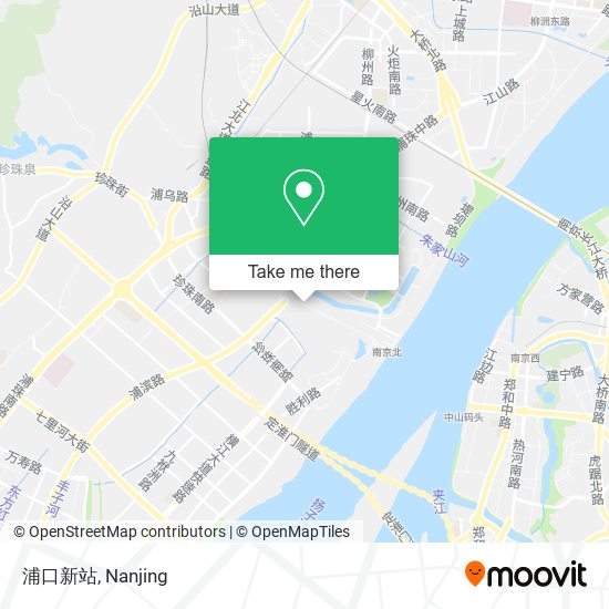 浦口新站 map