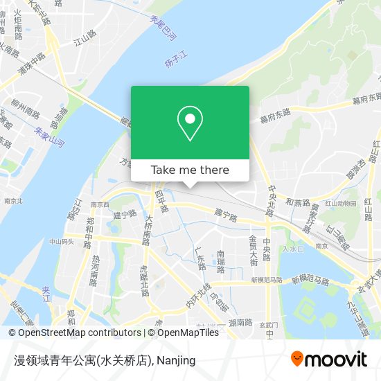 漫领域青年公寓(水关桥店) map