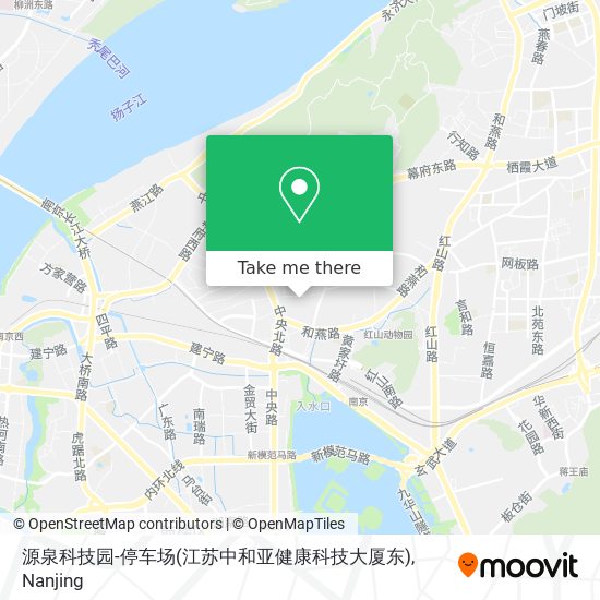 源泉科技园-停车场(江苏中和亚健康科技大厦东) map
