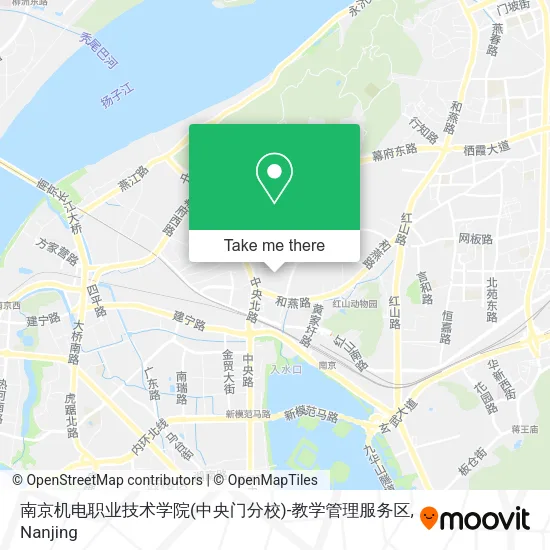南京机电职业技术学院(中央门分校)-教学管理服务区 map