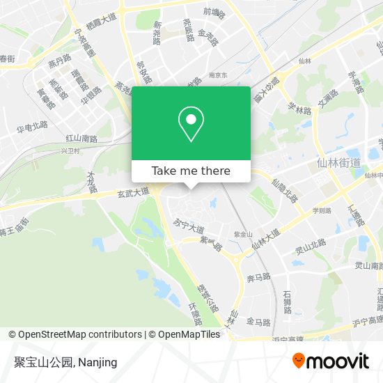 聚宝山公园 map