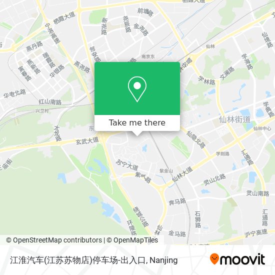 江淮汽车(江苏苏物店)停车场-出入口 map