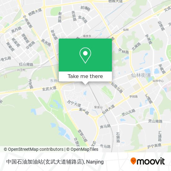 中国石油加油站(玄武大道辅路店) map