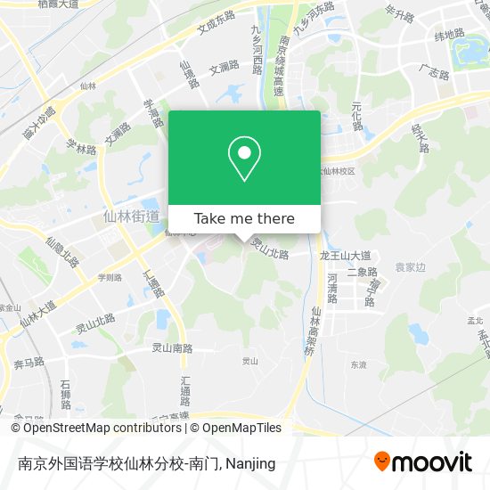 南京外国语学校仙林分校-南门 map