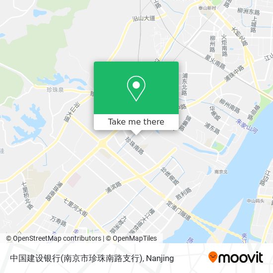 中国建设银行(南京市珍珠南路支行) map