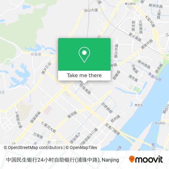 中国民生银行24小时自助银行(浦珠中路) map