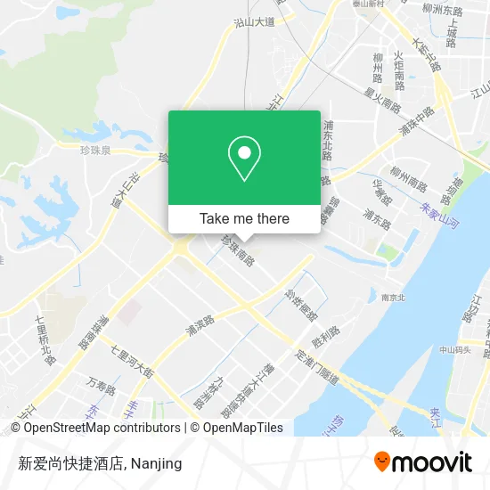 新爱尚快捷酒店 map
