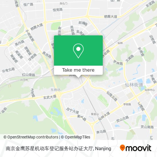 南京金鹰苏星机动车登记服务站办证大厅 map