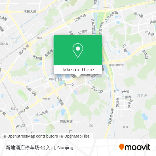 新地酒店停车场-出入口 map