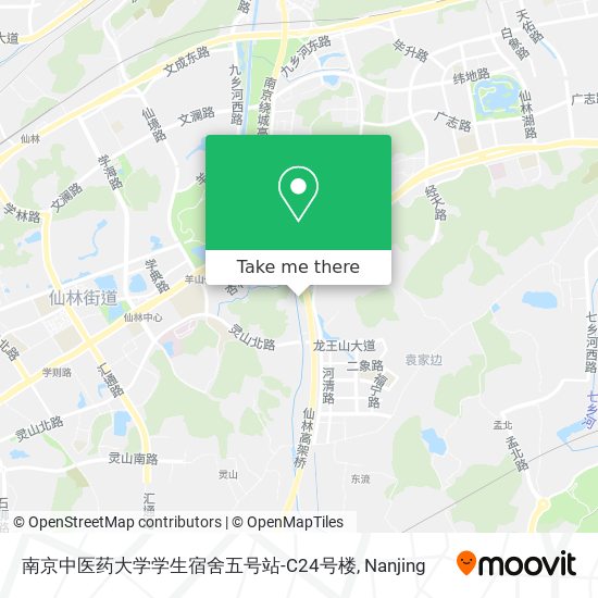 南京中医药大学学生宿舍五号站-C24号楼 map
