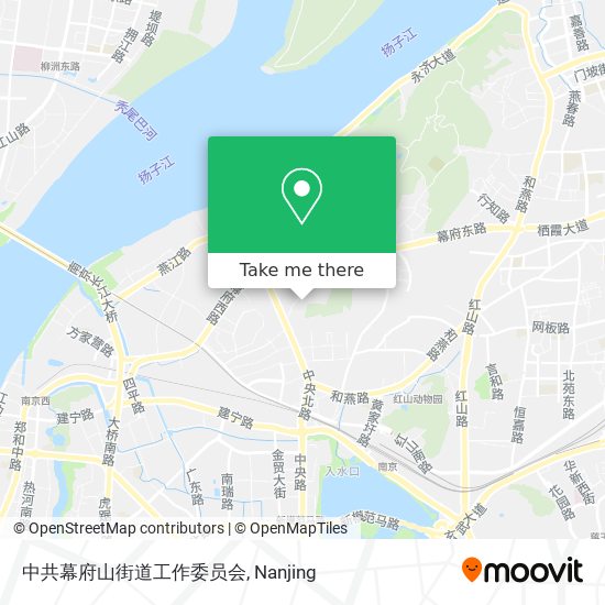 中共幕府山街道工作委员会 map