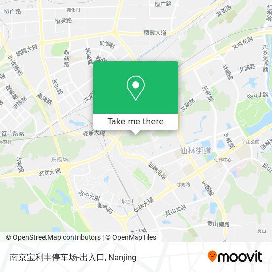 南京宝利丰停车场-出入口 map