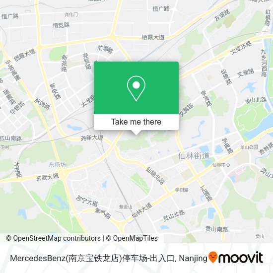MercedesBenz(南京宝铁龙店)停车场-出入口 map