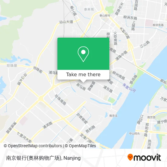 南京银行(奥林购物广场) map