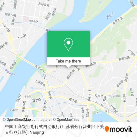 中国工商银行附行式自助银行(江苏省分行营业部下关支行燕江路) map