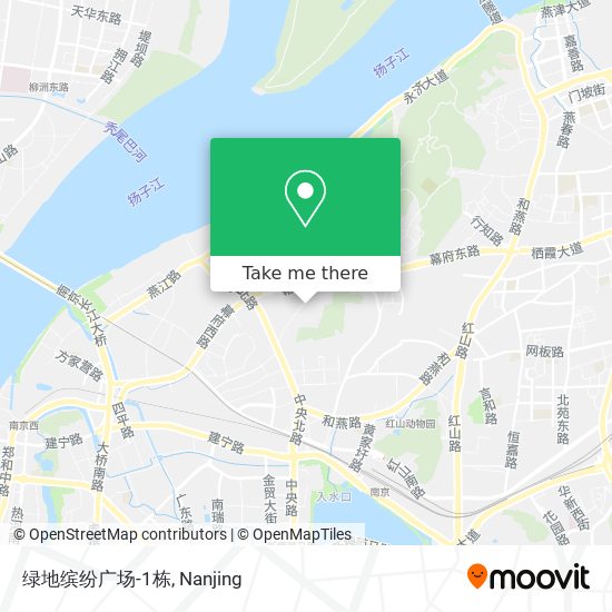 绿地缤纷广场-1栋 map