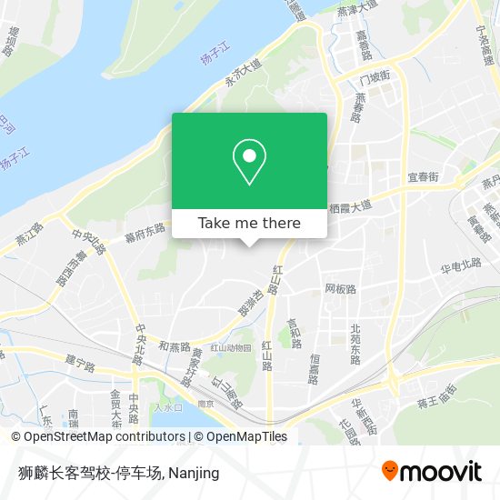 狮麟长客驾校-停车场 map