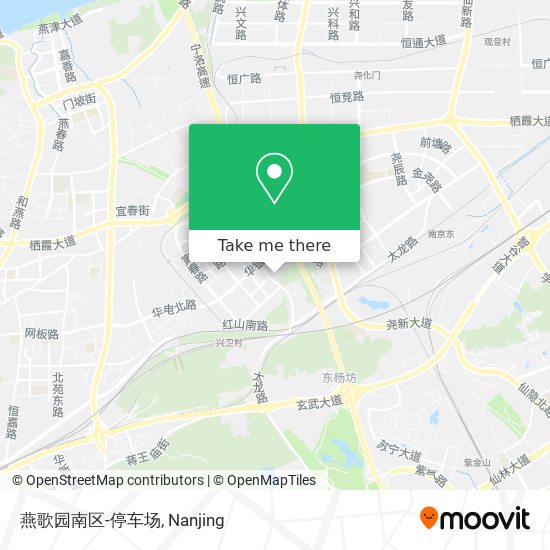燕歌园南区-停车场 map
