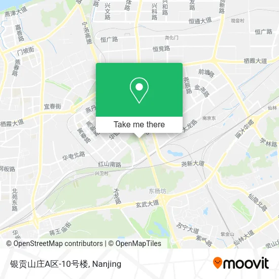 银贡山庄A区-10号楼 map