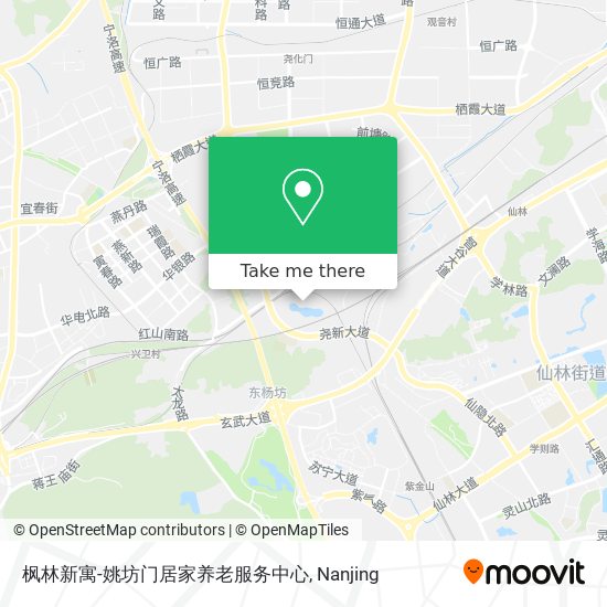 枫林新寓-姚坊门居家养老服务中心 map
