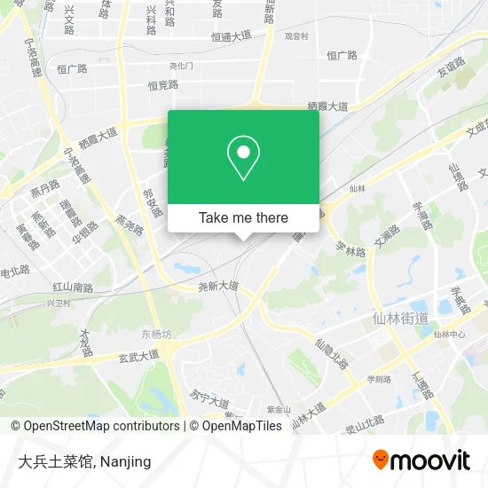 大兵土菜馆 map