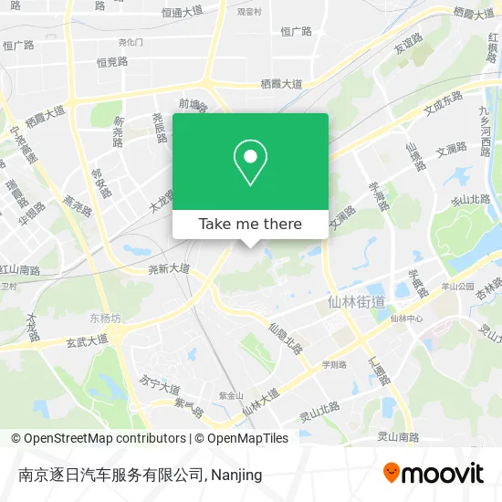 南京逐日汽车服务有限公司 map