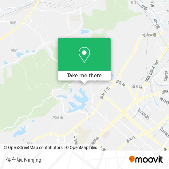 停车场 map