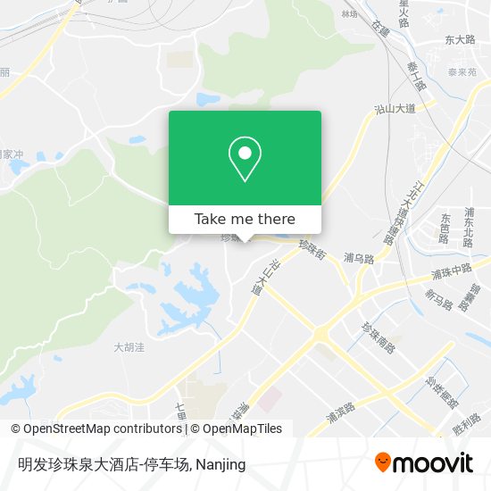 明发珍珠泉大酒店-停车场 map