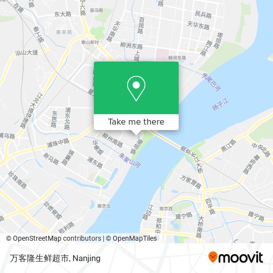 万客隆生鲜超市 map