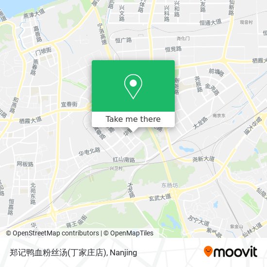 郑记鸭血粉丝汤(丁家庄店) map