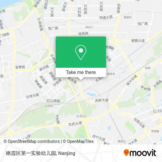 栖霞区第一实验幼儿园 map