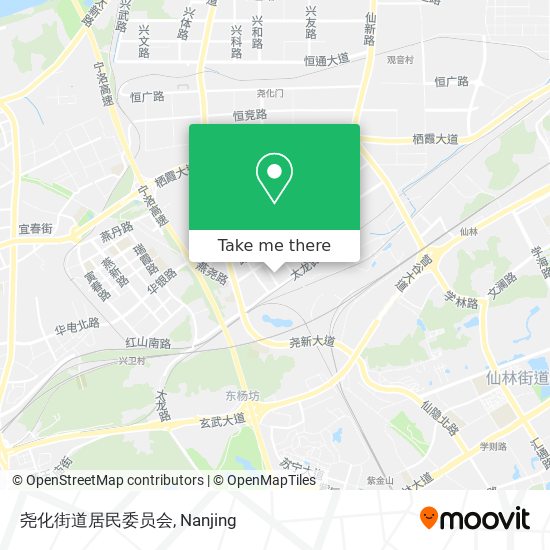 尧化街道居民委员会 map