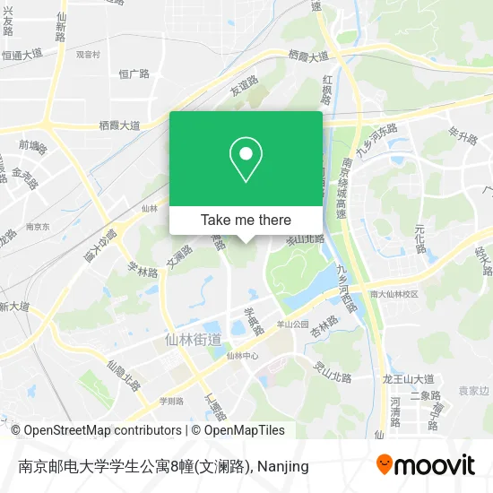 南京邮电大学学生公寓8幢(文澜路) map