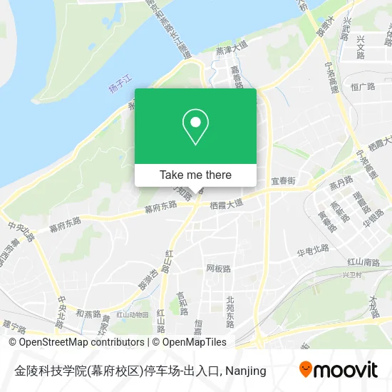 金陵科技学院(幕府校区)停车场-出入口 map
