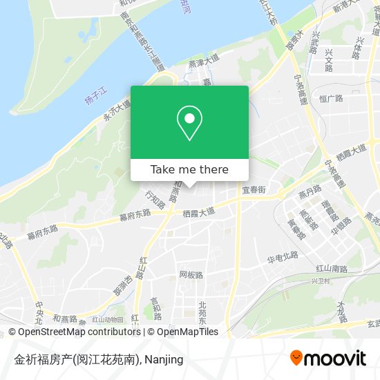 金祈福房产(阅江花苑南) map