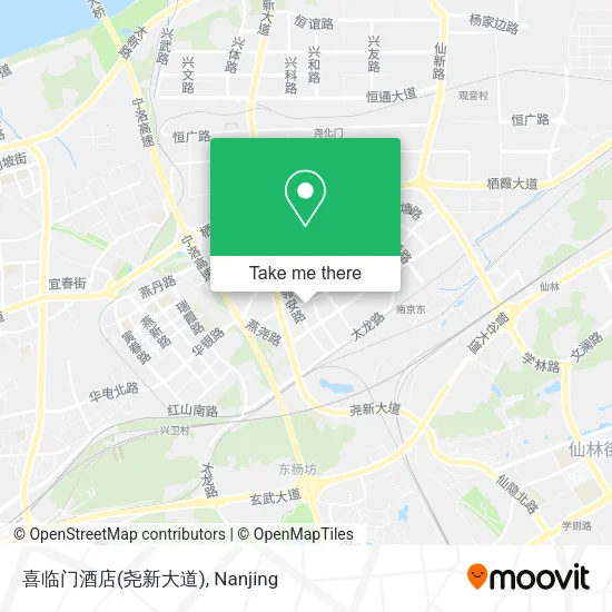 喜临门酒店(尧新大道) map