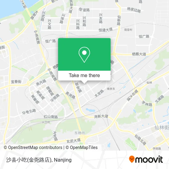 沙县小吃(金尧路店) map