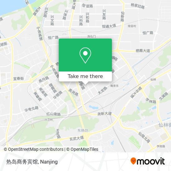 热岛商务宾馆 map
