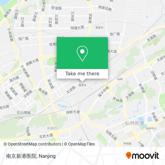 南京新港医院 map
