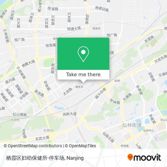 栖霞区妇幼保健所-停车场 map