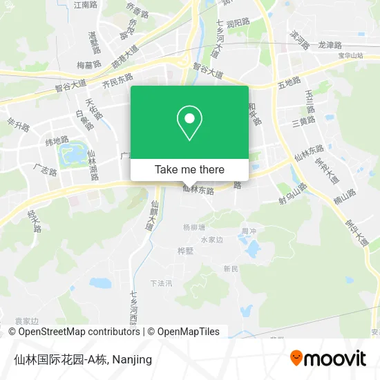 仙林国际花园-A栋 map