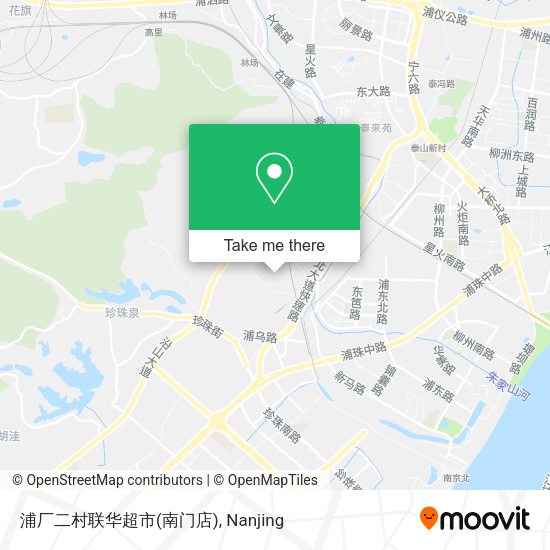 浦厂二村联华超市(南门店) map