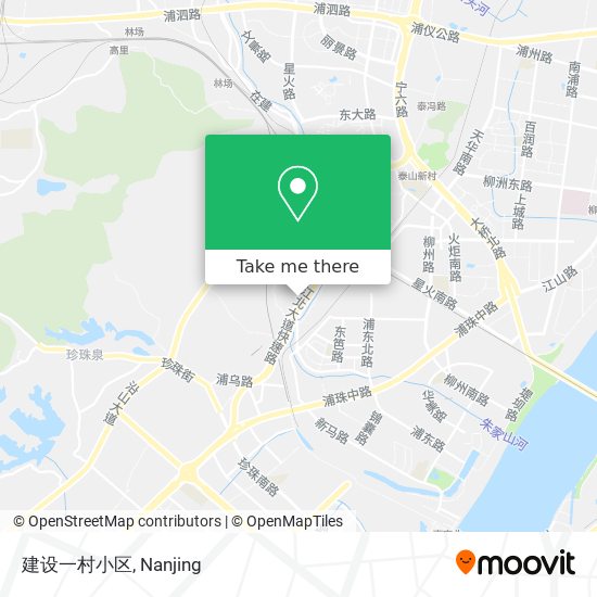 建设一村小区 map