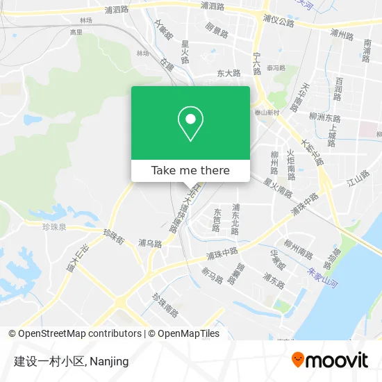 建设一村小区 map