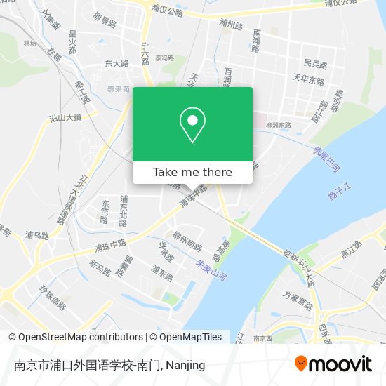 南京市浦口外国语学校-南门 map